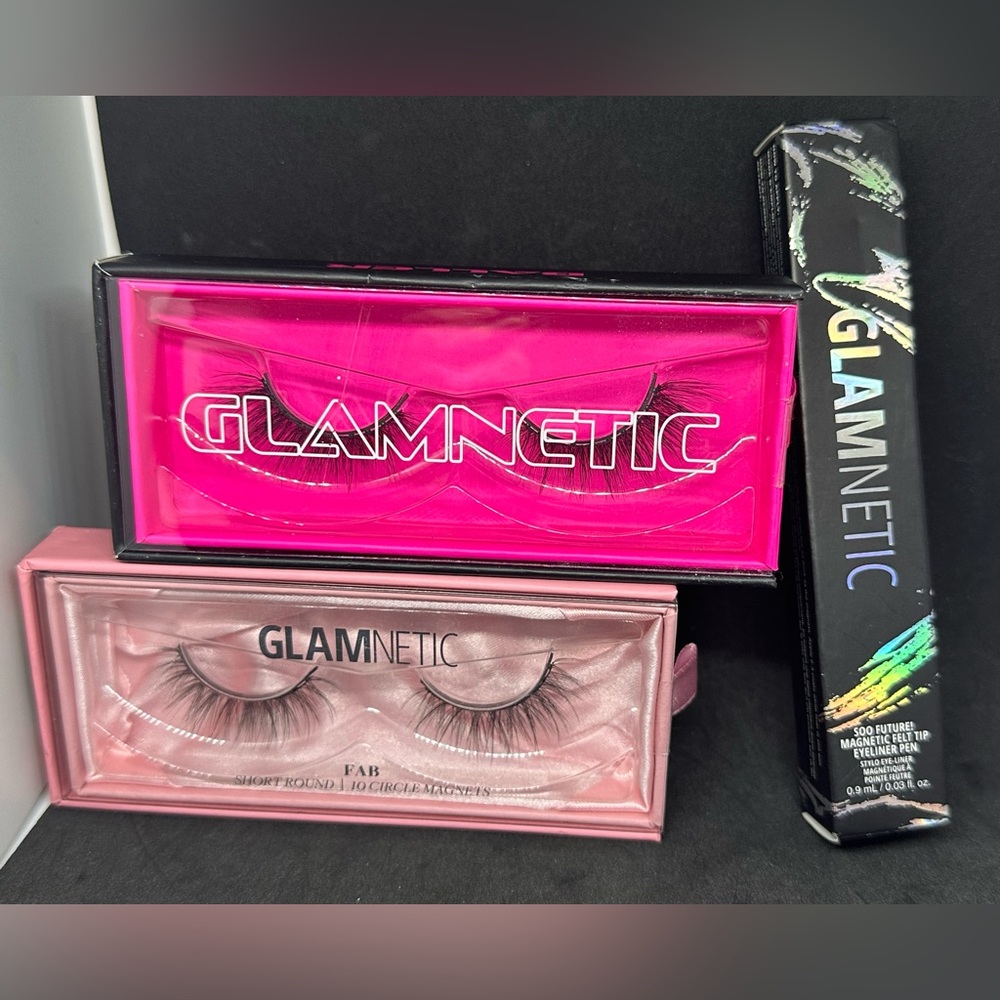 🆕 Glamnetic Magnetic Eyelashes and Liner bundle ✨all new, unused✨